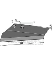 101.RAU-04L Lemiesz skrzydełkowy, lewy 101.RAU-04L.97