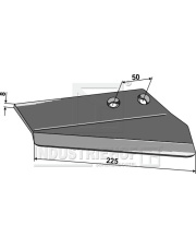 101.RAU-04R Lemiesz skrzydełkowy, prawy 101.RAU-04R.97