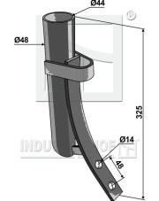 101.VO-024 Rura aplikatora gnojowicy O48 101.VO-024.97