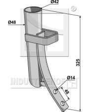101.VO-026 Rura aplikatora gnojowicy O48 101.VO-026.97