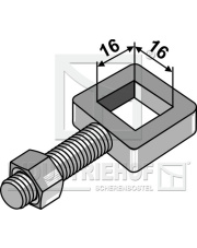 1100-16 Mocowanie zęba brony 1100-16.97