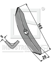 2.P58-6 Redlica do zęba sprężynowego 2.P58-6.97