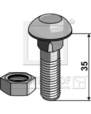 30.039 Śruba - M12x1,75x35 - 10.9 30.039.97