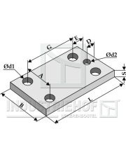 30-101-51 Płytka 130x10x100 30-101-51.97