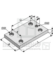 30-101-52 Płytka 130x10x100 30-101-52.97