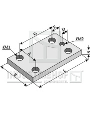 30-101-56 Płytka 150x12x80 30-101-56.97