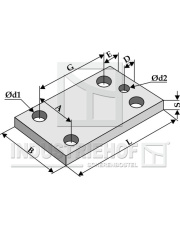 30-101-57 Płytka 130x10x100 30-101-57.97