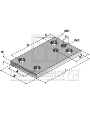 30-101-58 Płytka 170x10x100 30-101-58.97