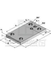 30-101-59 Płytka 185x12x100 30-101-59.97