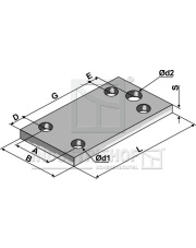 30-101-62 Płytka 130x10x100 30-101-62.97