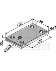 30-101-64 Płytka mocująca 30-101-64.97