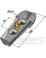 410-QCA-5050 Uchwyt komplet  - seria 410, wersja ciężka 410-QCA-5050.97