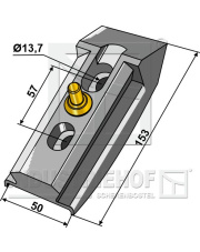 410-QCA-5080 Uchwyt komplet  - seria 410, wersja ciężka 410-QCA-5080.97