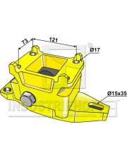 9123-00 Uchwyt zęba 9123-00.97