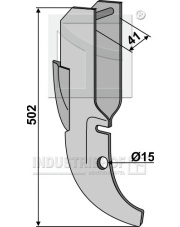 99.GA-03 Redlica siewnika z końcówką metalową INDUSTRIEHOF 99.GA-03.97