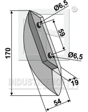 99.ST-02 Redlica siewnika z końcówką metalową 99.ST-02.97