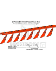 3100-20 Rama z 10 skrobakami, prawa 3100-20.97