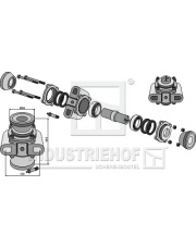 31-0031 Łożysko kpl. do wału czworokątnego 26x26 31-0031.97