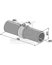 31-0037E Wałek łożyskowy 31-0037E.97