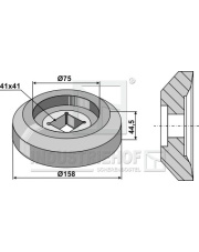 31-0037K Kołnierz zewnętrzny O158 31-0037K.97