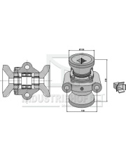 31-0038 Łożysko komplet z łożyskami kulkowymi zwykłymi i tulejami redukcyjnymi 31-0038.97