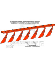 3100-40 Rama do skrobaków z 9 łopatkami, prawa 3100-40.97