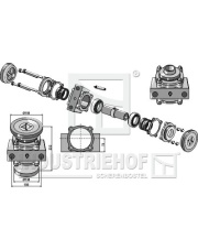 31-0042 Łożysko kpl. do wału czworokątnego 40x40 31-0042.97