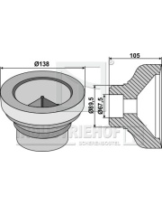 31-0046 Kołnierz zewnętrzny O138 31-0046.97