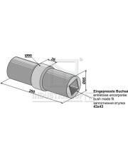 31-0060K Wałek łożyskowy 31-0060K.97