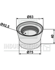 31-0061A Kołnierz wewnętrzny i zewnętrzny O83 31-0061A.97