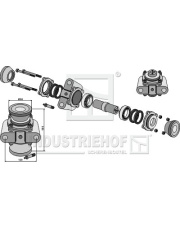 31-0069 Łożysko kpl. do osi czworokątnej 30x30 31-0069.97