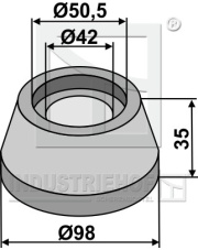 31-0069A Kołnierz wewnętrzny i zewnętrzny O98 31-0069A.97