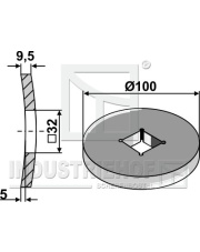 31-0071G Pierścień do spawania do osi czworokątnej 28x28 i 30x30 31-0071G.97