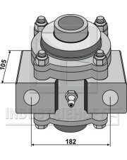 31-0088K Obudowa łożyska, kpl. bez kołnierza 31-0088K.97