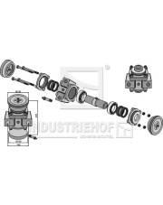 31-0089 Łożysko kpl. do wału czworokątnego 50x50 31-0089.97