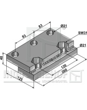 31-0092 Płytka adaptera 31-0092.97