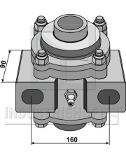 31-0097B Obudowa łożyska, kpl. bez kołnierza 31-0097B.97