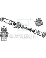 31-0099 Łożysko kpl. do wału czworokątnego 40x40 31-0099.97