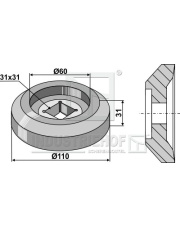 31-0120 Kołnierz zewnętrzny O110 31-0120.97