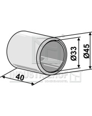 31-0157 Łożysko z tworzywa sztucznego - O45 31-0157.97
