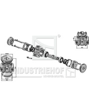 31-0406 Łożysko kpl. do wału czworokątnego 40x40 31-0406.97