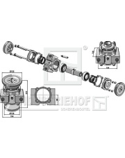 31-0412 Łożysko wałeczkowo-stożkowe, komplet 31-0412.97