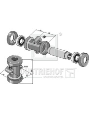 31-0413 Łożysko kpl. do wału czworokątnego 31-0413.97