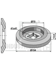 31-0414B Flange intern O154 31-0414B.97