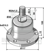 31-0484 Łożysko - gwint lewoskrętny 31-0484.97