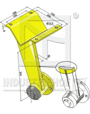 31-0501.2 Uchwyt talerza tylni wzmocniony 31-0501.2.97