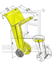 31-0527.1 Uchwyt talerza tylny wzmocniony 31-0527.1.97