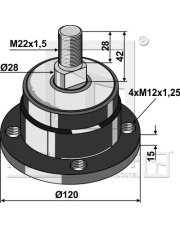 31-0551 Łożysko stosowane w technice gnojowicy 31-0551.97