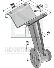 31-0570.2 Uchwyt talerza przedni wzmocniony 31-0570.2.97