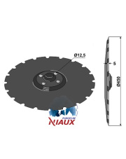 31-0594 Talerz zębaty 450x5 INDUSTRIEHOF 31-0594.97